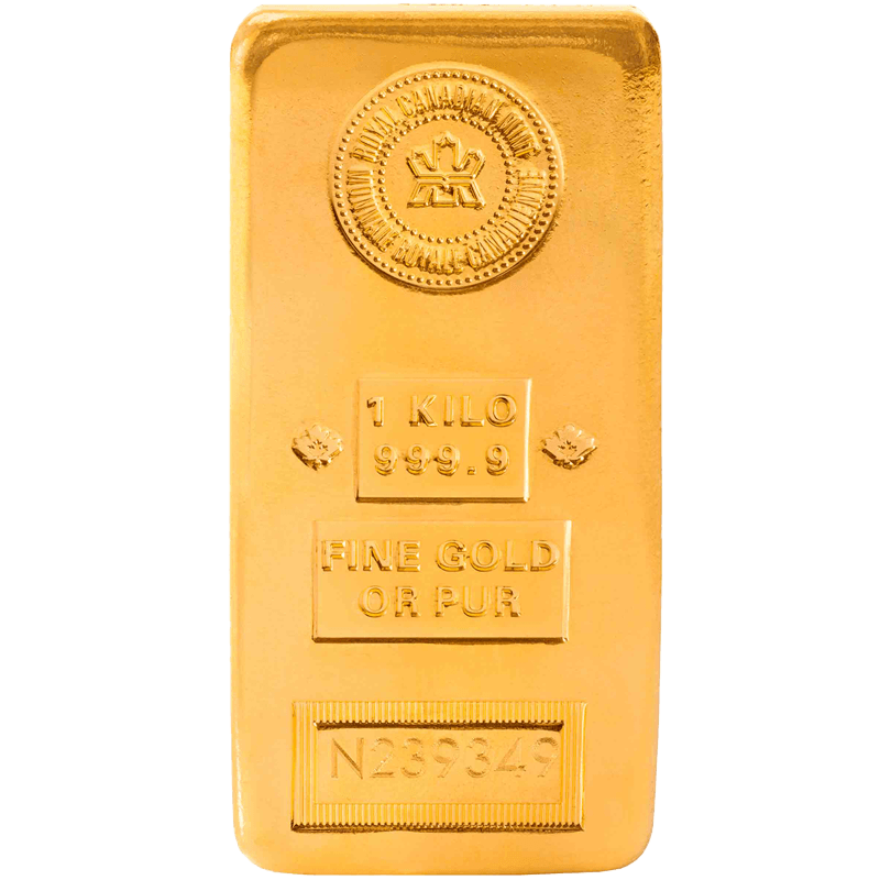Image for 1 kg Royal Canadian Mint Gold Bar from TD Precious Metals